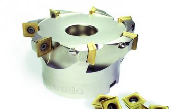 QUADWORX®XL high-feed cutters with new shoulder face milling inserts