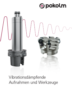 Vibrationsdämpfende Fräser und Aufnahmen