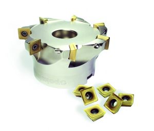 QUADWORX®XL high-feed cutters with new shoulder face milling inserts